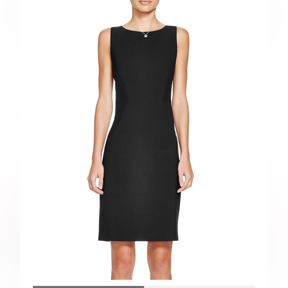 Theory Black Betty 2B LBD size 0 perfect poplin dress all year wear!